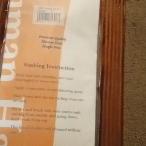 Deep Wave track hair Color:33 Length: 14" - Picture 4 of 5